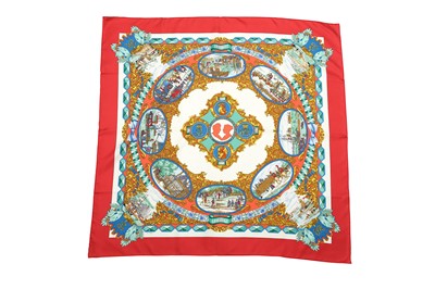Lot 14 - Hermes 'L'Entente Cordiale' Silk Scarf