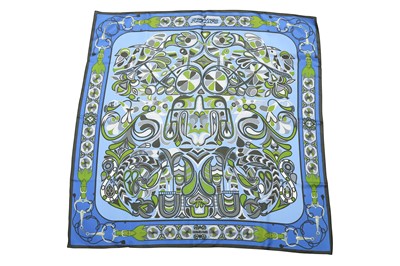 Lot 102 - Hermes 'Folklore' Silk Scarf