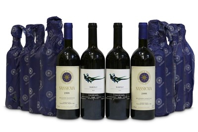 Lot 541 - Sassicaia 1999 & Gaja Barolo 2010