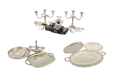Lot 80 - A collection of Christofle silver plated wares