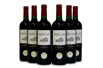 Lot 135 - Chateau Baracan, Premieres Cotes de Bordeaux 2016