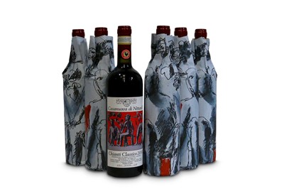 Lot 483 - Fattoria Nittardi Etichette d'Autore Chianti Classico - Artist Label: Kunstler Etikett - 2010