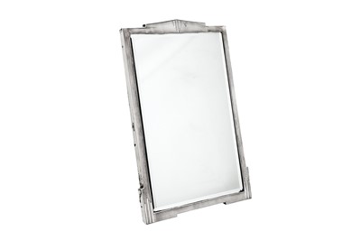 Lot 218 - A George V sterling silver Art Deco dressing table mirror, Sheffield 1933 by Walker and Hall
