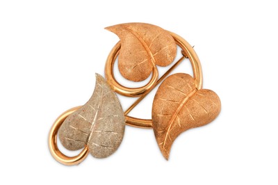 Lot 18A - A foliate brooch