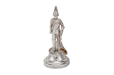 Lot 456 - A modern Elizabeth II sterling silver novelty menu holder, London 2017 by E&J