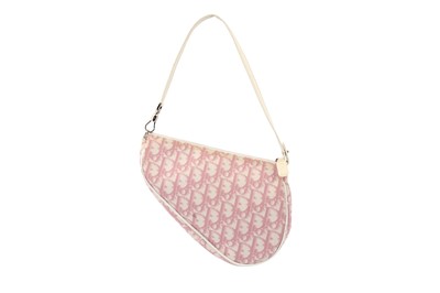 Lot 21 - Christian Dior Pink Diorissimo Saddle Bag