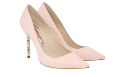 Lot 34 - Sophia Webster Baby Pink Coco Crystal Pump - Size 40