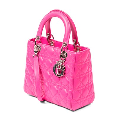 Lot 39 - Christian Dior Bubblegum Pink Medium Lady Dior