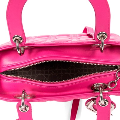 Lot 39 - Christian Dior Bubblegum Pink Medium Lady Dior