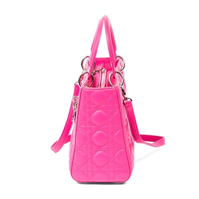 Lot 39 - Christian Dior Bubblegum Pink Medium Lady Dior