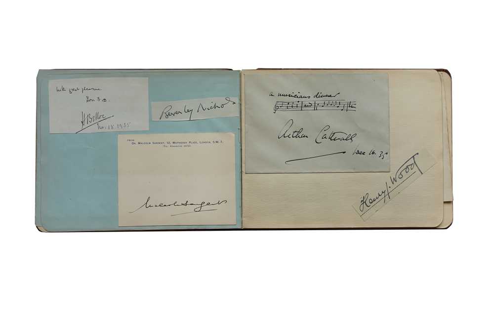 Lot 18 - Autograph Album.- Miscellaneous