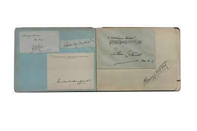 Lot 18 - Autograph Album.- Miscellaneous