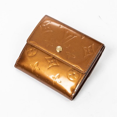 Lot 284 - Louis Vuitton Bronze Monogram Vernis Elise Wallet