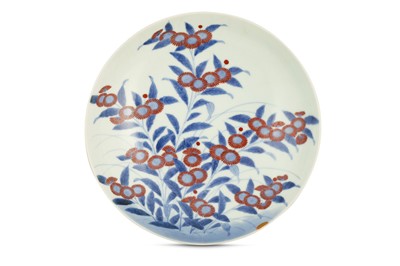 Lot 692 - A JAPANESE NABESHIMA STYLE DISH.