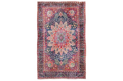 Lot 53 - AN ANTIQUE KIRMAN CARPET, SOUTH PERSIA
