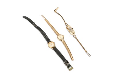 Lot 45A - A GROUP OF LADIES WRISTWATCHES