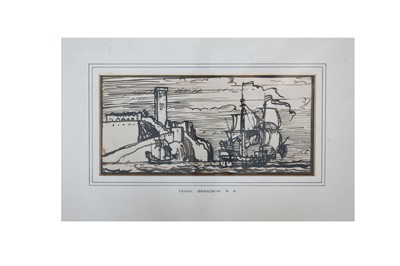 Lot 236 - Brangwyn (Frank, R. A.) Marine landscape