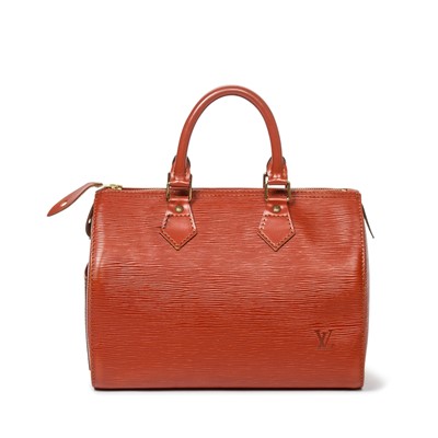 Lot 64 - Louis Vuitton Tan Epi Speedy 25
