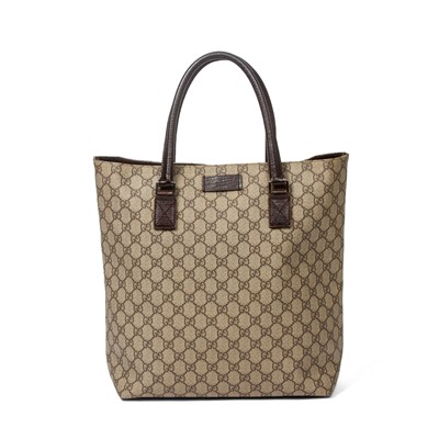 Lot 32 - Gucci Beige Supreme Monogram Canvas Tote