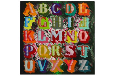 Lot 123 - Ben Eine (British, b.1970), 'Tenderloin A-Z (Stone)'