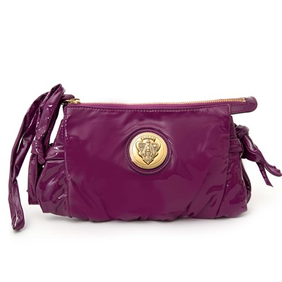 Lot 127 - Gucci Purple Crest Clutch