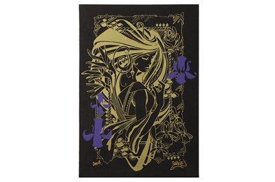 Lot 181 - Inkie (British, b.1970), 'Ink Nouveau Gold'