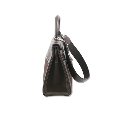 Lot 104 - Hermes Brown Box Kelly Lakis 35