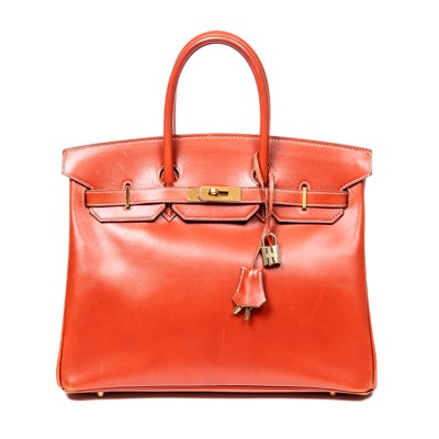 Lot 100 - Hermes Brique Box Birkin 35