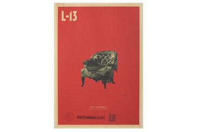Lot 409 - L-13 Artists, 'The L-13 Propaganda Machine: Fact Number 7 - Lenin's Chair at the British Library'