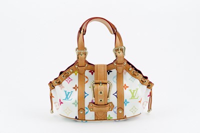 Lot 270 - Louis Vuitton White Monogram Multicolore Theda PM