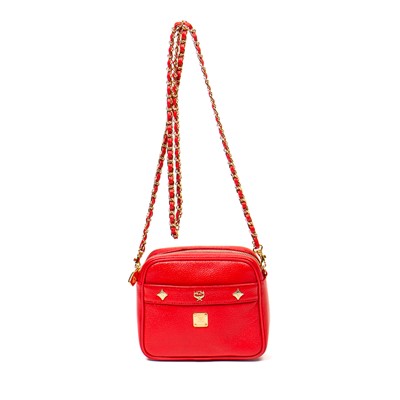 Lot 14 - MCM Red Camera Bag