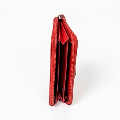 Lot 26 - Chanel Red Boy Wallet