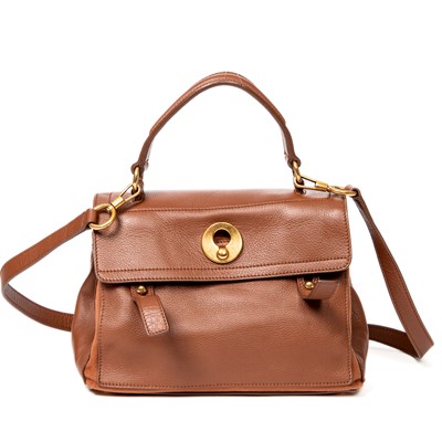 Lot 65 - Yves Saint Laurent Tan Muse 2 Satchel Bag