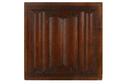 Lot 137 - A SALVAGED OAK PANEL FROM THE HOUSE OF COMMONS