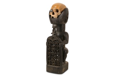 Lot 55 - A NEW GUINEA TRIBAL KORWAR / KORWA ANCESTOR FIGURE