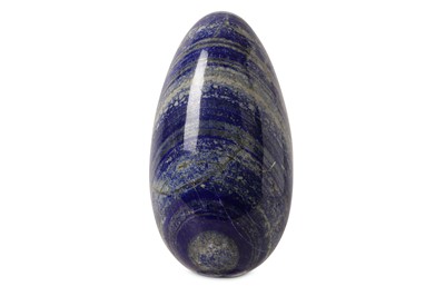 Lot 56 - A LARGE LAPIS SOLID LAZULI SPECIMEN EGG