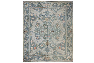 Lot 1 - WILLIAM MORRIS (1834 - 1896); An Arts & Crafts embroidered silkwork panel circa 1880's