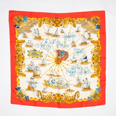 Lot 19 - Hermes 'Voiles de Lumieres' Silk Scarf