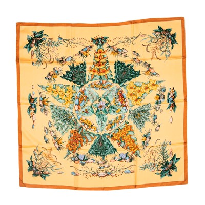 Lot 340 - Hermes 'Pythagore' Silk Scarf