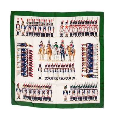 Lot 263 - Hermes 'La Grande Armee' Silk Scarf