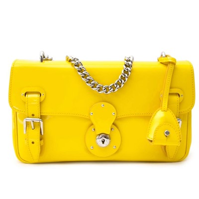 Lot 56 - Ralph Lauren Yellow Ricky Chain Bag