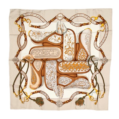 Lot 122 - Hermes 'Festival' Silk Scarf