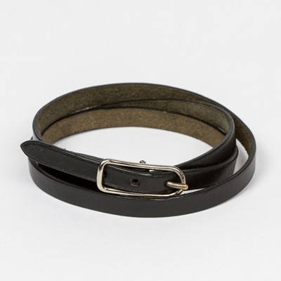 Lot 361 - Hermes Black Hapi Triple Tour Bracelet