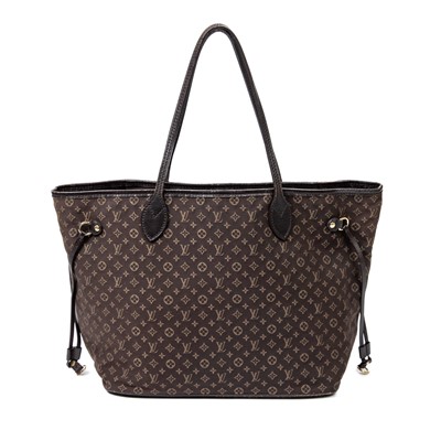 Lot 108 - Louis Vuitton Fusain Monogram Idylle Neverfull MM