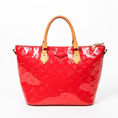 Lot 5 - Louis Vuitton Red Monogram Vernis Montebello MM