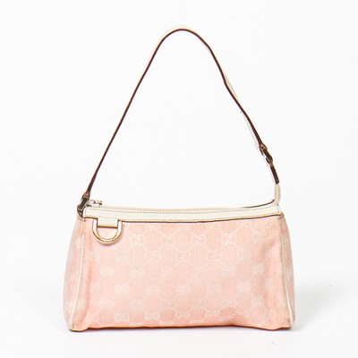 Lot 46 - Gucci D Ring Pink Cosmetic Case Shoulder Bag