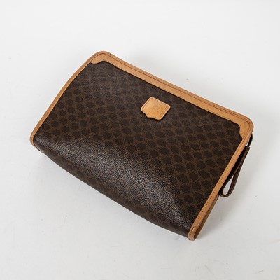 Lot 111 - Celine Macadam Canvas Toiletry Pouch