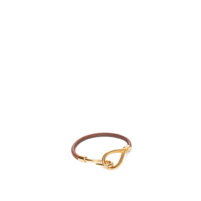 Lot 70 - Hermes Brown Jumbo Single Tour Bracelet