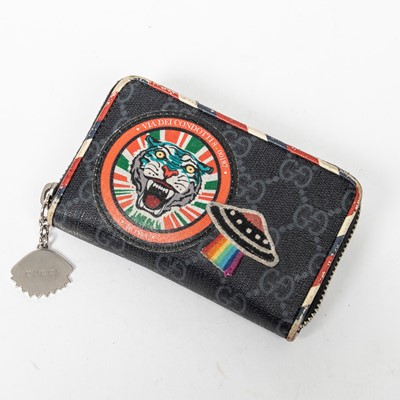 Lot 345 - Gucci Black Night Courier Card Case