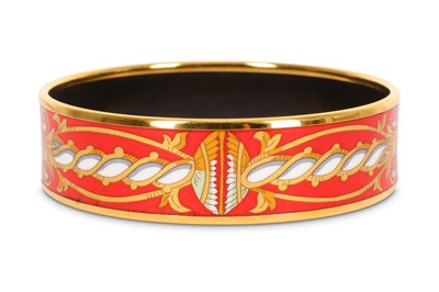 Lot 25 - Hermes Red Enamel Bangle